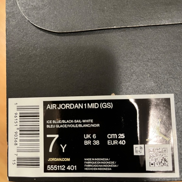 Air jordan 1 mid blue - Picture 8 of 9